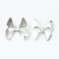 Bow Masquerade Mask Metal Charm in Two Antique Finishes view 6