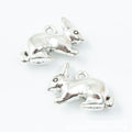 Three Dimensional Rabbit Charm Metal Jewelry Making Pieces view 6