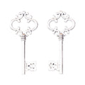 Ornate Skeleton Key Charm Metal Jewelry Making Pieces view 10