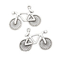 Vintage Finish Metal Bicycle Charms in 2 Style Options view 6