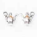 Two Handle Teapot Antique Metal Charms Jewelry Findings view 7