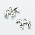 Standing Horse Metal Charms in Two Antique Finishes view 6
