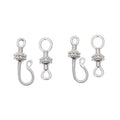 Decorative Hook Toggle Clasp in Two Antique Metal Finishes view 6
