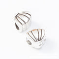 Scallop Shell Large Hole Metal Beads In Five Finishes view 10