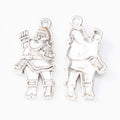 Santa Claus Charm in 3 Metal Finishes for Jewelry Making view 8