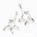 Swinging Monkey Metal Charm 2 Finish Options Craft Supply view 6
