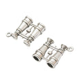 Binocular Metal Charms in Two Antique Finishes for Jewelry Making view 6