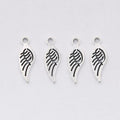 Small Single Wing Metal Charms in Six Finishes for Jewelry Making view 11