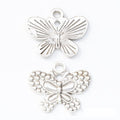Dotted Butterfly Metal Charms in Two Antique Finishes view 6