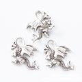 Detailed Flying Dragon Metal Charms in Five Finish Options view 10