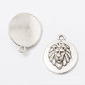 Vintage Lion Head Medallion Charm in 2 Finishes for DIY Jewelry Making view 6