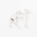 Slender Greyhound Charm Metal Jewelry Making Pieces view 6