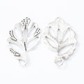 Openwork Tropical Leaf Pendant in Two Antique Finishes view 6