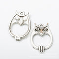 Owl Shaped Open Center Connector in Two Antique Finishes view 7