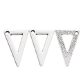Open Triangle Ruler Metal Charm Pendant in 1 Finish for DIY Jewelry view 3