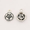 Vintage Rose Flower Charms in Multiple Finishes for Jewelry Making view 12