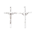 Crucifix Cross Metal Charms in Antique Bronze and Silver view 5