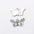 Scrollwork Butterfly Charm Metal Jewelry Making Pieces view 8