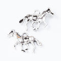 Running Horse Charm in 2 Finishes for Jewelry Making view 6
