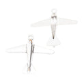 Three Dimensional Airplane Charm In 2 Metal Finishes For Jewelry Making view 6