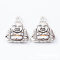 Smiling Buddha Metal Charms in Antique Bronze and Silver view 7