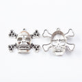 Skull And Crossbones Metal Charm In 3 Finish Options view 8