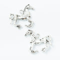 Running Horse Metal Charm Pendant in Two Vintage Finishes view 6