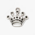 Beaded Point Crown Metal Charm Pendant For Jewelry Making And Craft Projects view 6