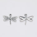 Mini Dragonfly Charm Metal Pendant for Jewelry Making view 7