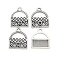 Openwork Handbag Metal Charms in Six Metallic Finishes view 11