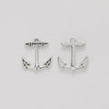 Small Pointed Anchor Charm in 2 Metal Finishes for Jewelry Making view 6