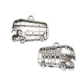 London Double Decker Bus Metal Charms in Two Finishes view 6