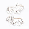 Walking Lion Metal Charms in Two Antique Finishes for Jewelry Making view 6