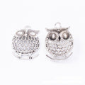 Openwork Owl Charm in 2 Metal Finishes for Jewelry Making view 5