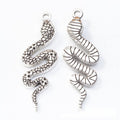 4-Finish Textured Snake Pair Metal Jewelry Components for Crafts view 9