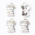 Seated Koala Charm in Antique Bronze and Silver Tone Metal view 6