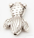 Striped Goldfish Bead Metal Bead in 2 Pictured Finishes view 4