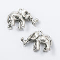 Vintage Elephant Charm in 2 Finishes for DIY Jewelry Making view 6