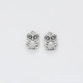 Round Feather Owl Charm Metal Pendant for Jewelry Making view 6