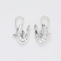 Curled Shrimp Metal Charms in Antique Bronze and Silver Finishes view 6