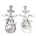 Chinese Dragon Instrument Charm in 2 Metal Finishes for Jewelry Making view 5