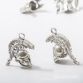 Vintage Roman Helmet Charms in Multiple Finishes for Jewelry Making view 7