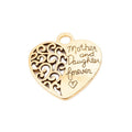 Mother and Daughter Forever Heart Metal Charms Jewelry Making Pendants view 8