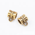 Bow Bail Bead Metal Jewelry Components in 8 Distinct Finishes view 10