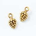 Vintage Finish Metal Pine Cone Charms in 4 Style Options view 8