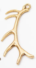 Antler Branch Metal Charms in Five Finishes for Jewelry Making view 10