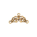 Floral Three Loop Connectors in 5 Metal Finish Options view 9