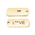 Love Heart Cutout Tag Charm Metal Jewelry Making Pieces view 9