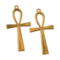 Ankh Cross Metal Charms in Five Finishes for Jewelry Making view 9