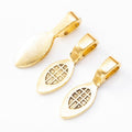 Leaf Shaped Glue On Pendant Bail in Six Metal Finishes view 9